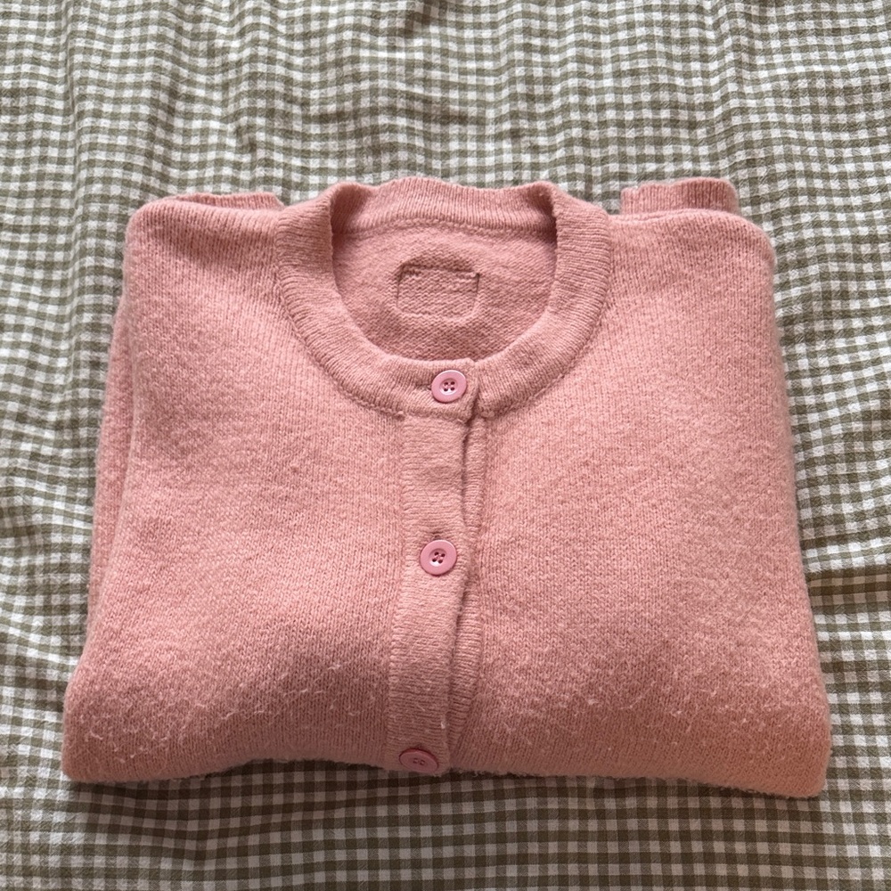 Daily Drills Pink Cardigan Sweater - Picture 5 of 5